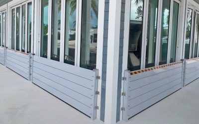 Fast Flood Protection with the Aluminum Flood Plank Barrier System